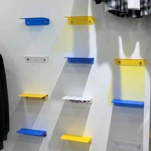 薄款透明壁挂运动鞋专卖店鞋货架商场鞋包架上墙鞋托店展示架专用