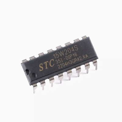 原装正品STC15W204S-35I-DIP16 增强型1T 8051单片机 微控制器MCU