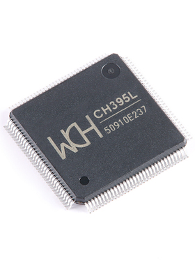 原装正品 CH395L LQFP-128 以太网协议栈芯片