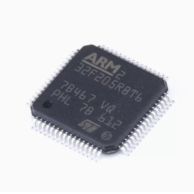 原装正品 STM32F205RBT6 LQFP-64 ARM Cortex-M3 32位微控制器MCU