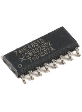 原装74HC4851D-Q100,118 SOIC-16 8通道模拟多路复用器多路分解器