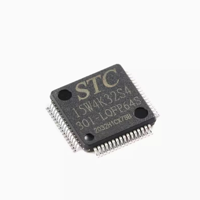 原装STC15W4K32S4-30I-LQFP64S增强型1T 8051单片机 微控制器MCU