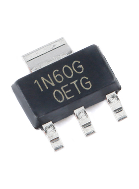 原装正品 UMW 1N60G SOT-223 600V/1A N沟道 MOS(场效应管) 10个
