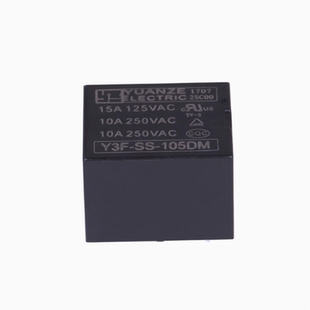 5VDC 宏發(fā) 元 105DM HF3FF 15A Y3F 則繼電器 4腳常開 JQC