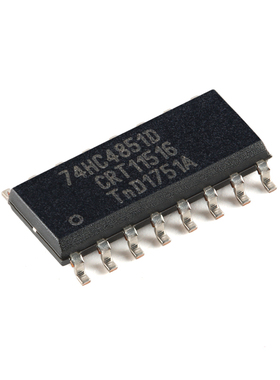 原装正品74HC4851D,118 SOIC-16 8通道模拟多路复用器/多路分解器