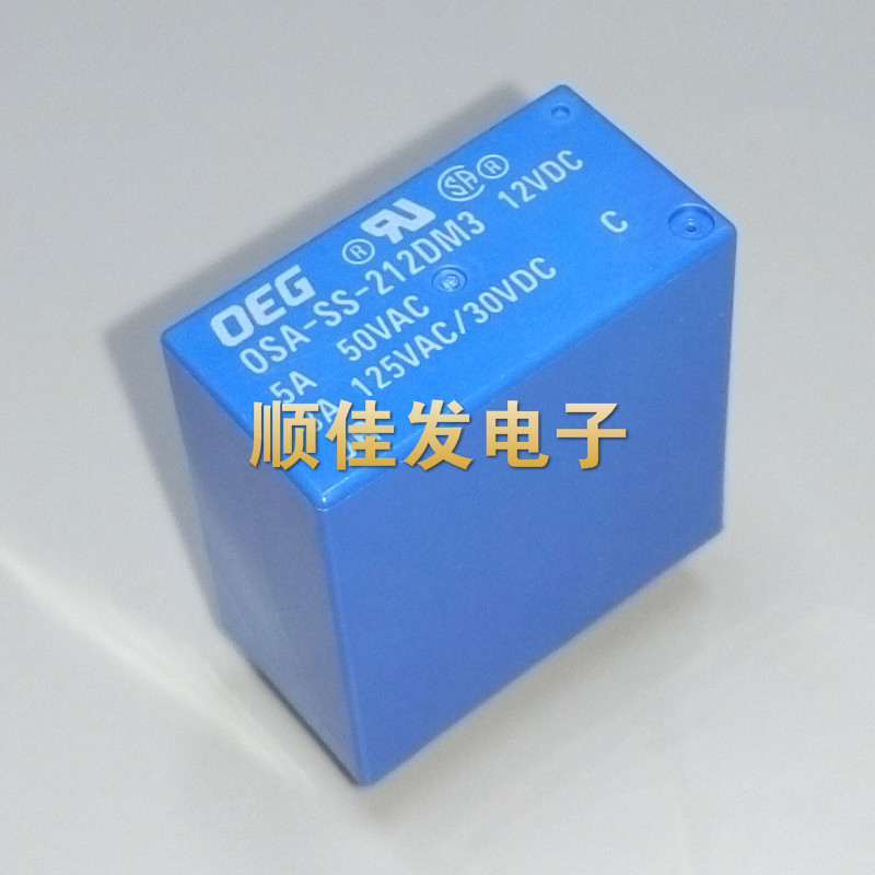 全新原装王利OEG功率继电器OSA-SS-212DM3 6脚 3A 12VDC现货供应