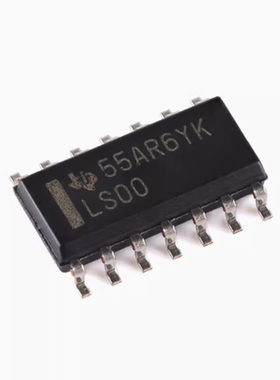 原装正品SN74LS00DR SOIC-14 四路2输入正与非门芯片 5个