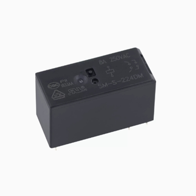 SM-S-205DM/SM-S-212DM/SM-S-224DM 三友继电器6脚两组常开8A250V