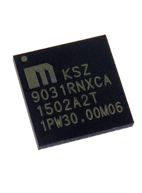 全新原装 KSZ9031RNXCA-TR 贴片 QFN-48 以太网芯片 收发器IC芯片