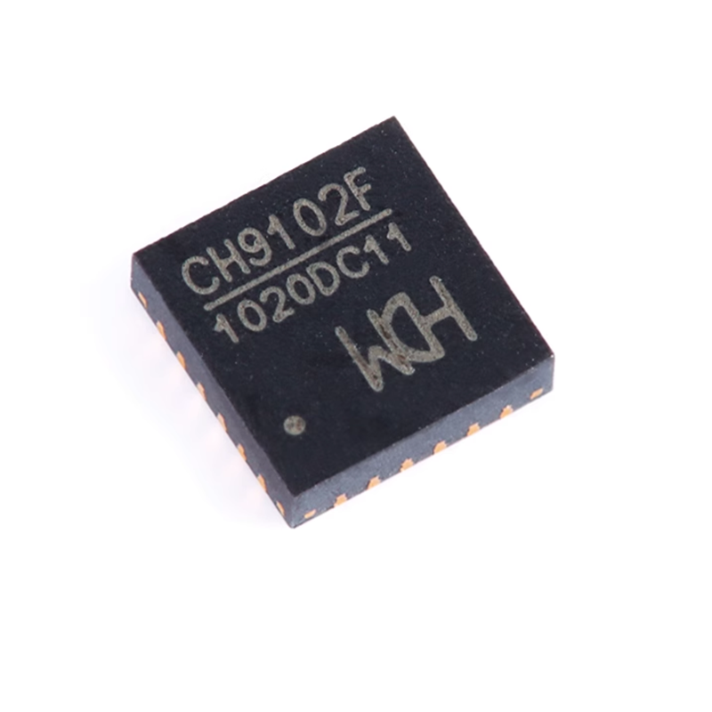 原装正品 CH9102F 贴片QFN-24 USB转串口芯片