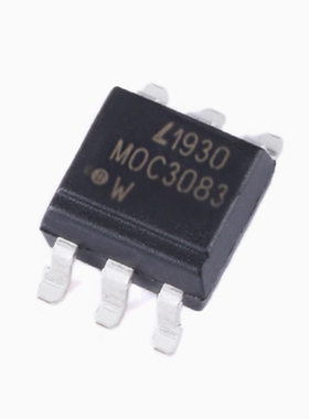 全新MOC3083S-TA1 SMD-6 三端双向可控硅输出光电耦合器芯片 10个