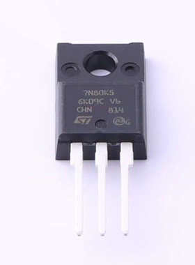 STF7N80K5 N沟道 场效应管 MOSFET 800V 6A 25W TO220-3 直插