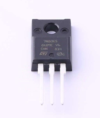 STF7N80K5 N沟道 场效应管 MOSFET 800V 6A 25W TO220-3 直插