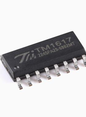 TM1617(TA1323C)新版本 SOP-16带键盘扫描接口LED驱动控制IC 10个