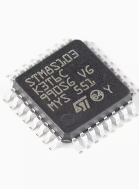 原装正品 STM8S103K3T6C LQFP-32 16MHz/8KB闪存/8位微控制器-MCU