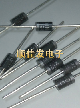 直插肖特基二极管SR540/560/5100/5150/5200/SR1045L DO-201AD 27