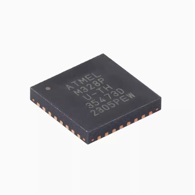 全新原装 贴片 ATMEGA328P-MU QFN-32 8位微控制器 AVR 32K闪存