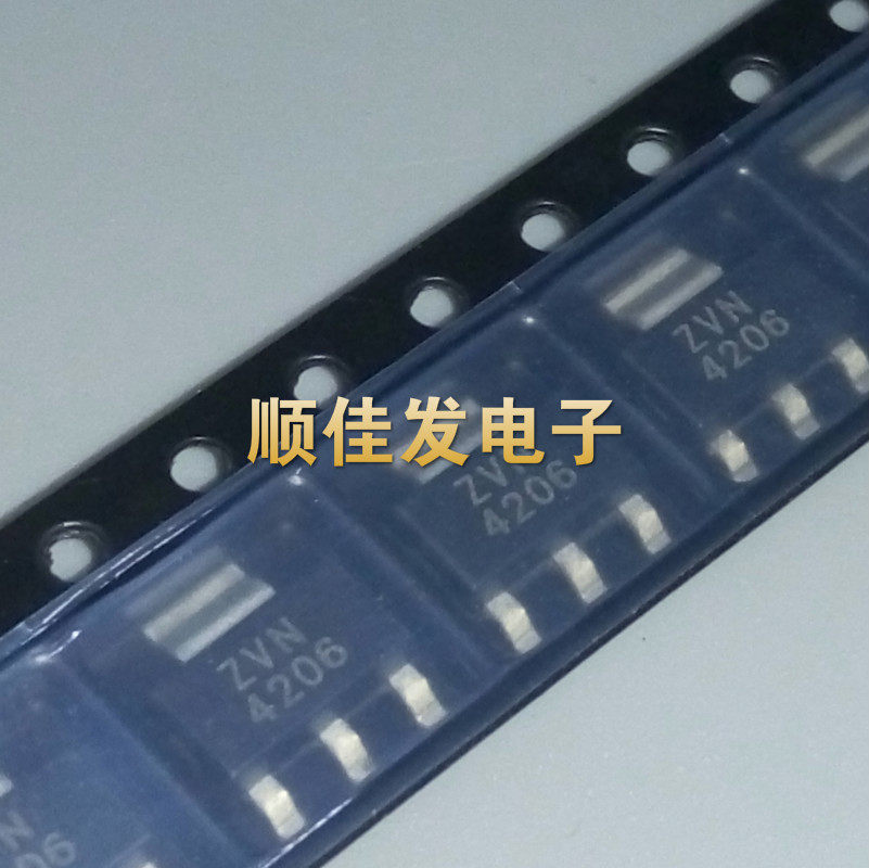全新 ZVN4206GTA 贴片SOT223 N沟道 60V 1A MOS 场效应管 5个