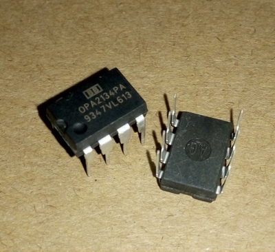 直插 OPA2134PA OPA2134芯片 运算放大器 双路音频FET输入 DIP-8