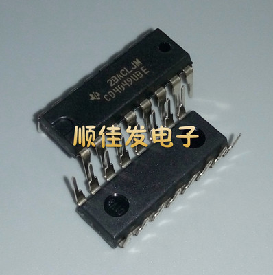 原装进口  CD4049UBE CD4049 DIP-16 直插 16脚 现货可直拍