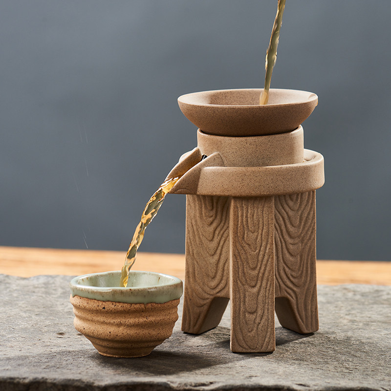 汉陶张生陶瓷茶漏滤茶网漏斗石鼓茶滤茶叶过滤泡茶器功夫茶具配件