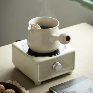 煮茶器草木灰电陶炉煮茶壶家用小型多功能小茶炉烧水煮茶 2025新款