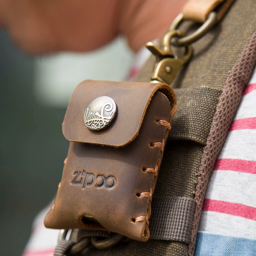 Кожаная зажигалка ручной работы, универсальный защитный чехол, из натуральной кожи