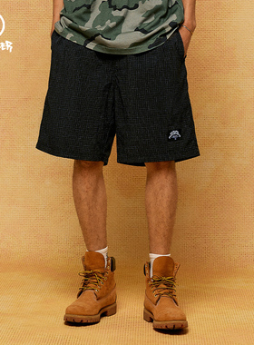 BEASTER小恶魔休闲短裤攀岩胶囊系列夏季新款