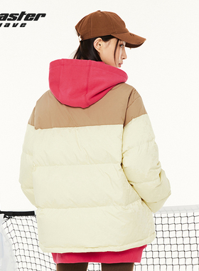 【明星同款】BEASTER WAVE小恶魔休闲保暖情侣羽绒服男