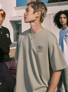 BEASTER小恶魔潮牌短袖t恤男冰感纯棉美式重磅上衣女国潮情侣装