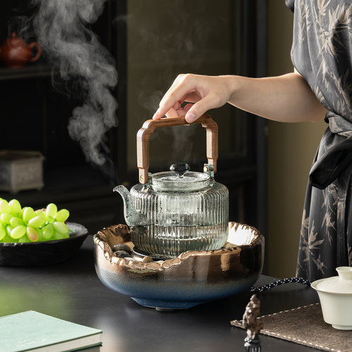 岳恒陶电陶煮茶器烧水炉泡茶炉