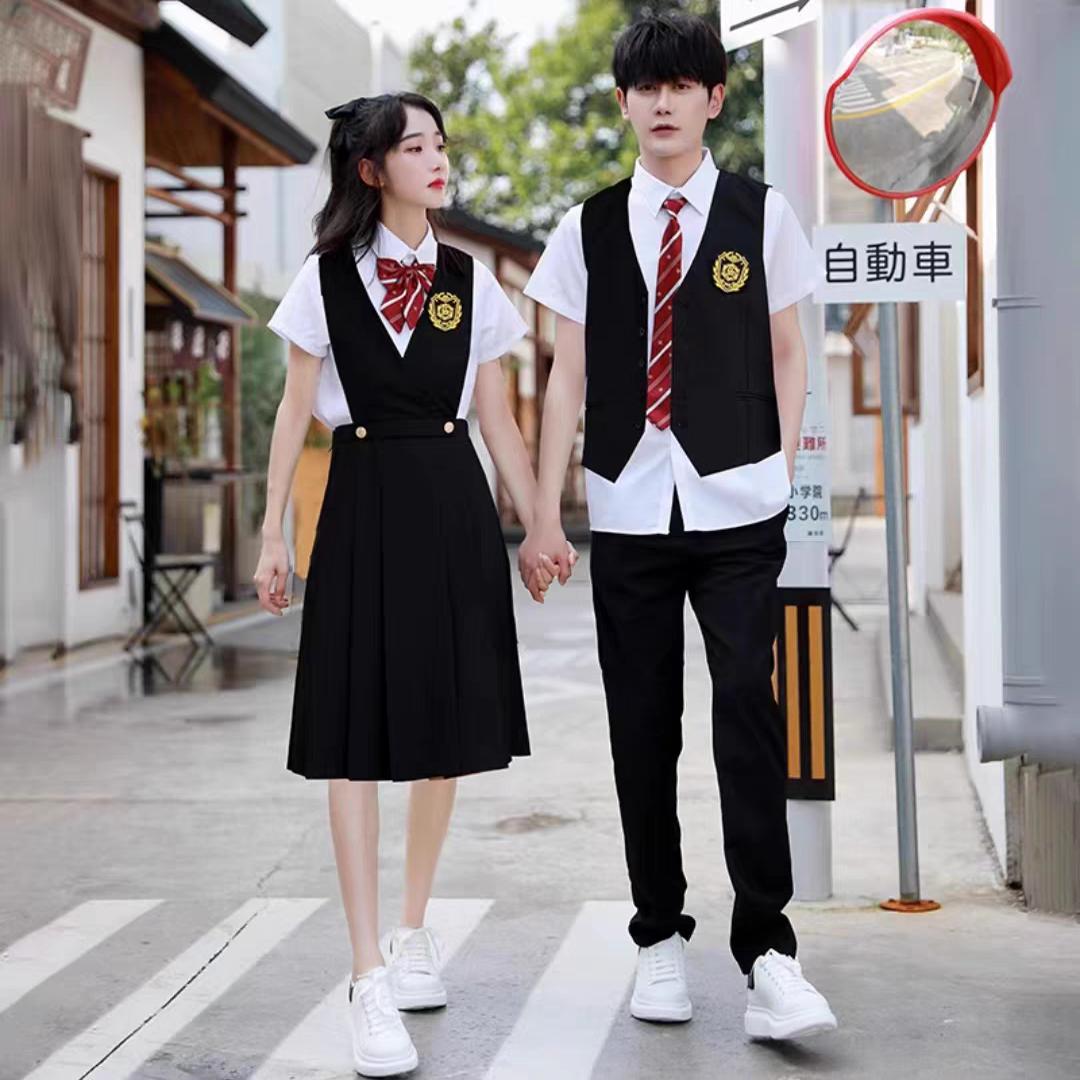【出租】JK马甲背心大合唱运动会演出表演校服套装中学生高中班服图片