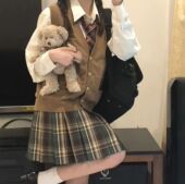 外套DK租池 出租 JK制服毕业格裙学生日系写真百褶裙水手服西装