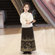 春季 套装 汉服女大童中国风 女童新中式 儿童马面裙女童春秋2026新款