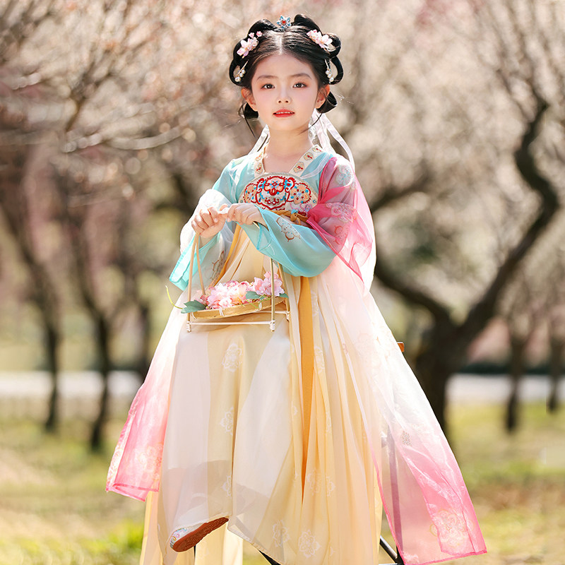 儿童汉服女童春秋款2026新款图片