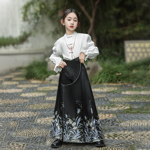 马面裙汉服女童春季中国风