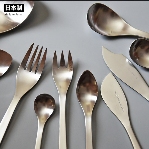柳宗理日本进口正餐甜点公勺刀叉