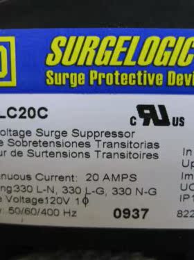 TVS120LC20C NEW Square D Surgelogic Surge Protective Device
