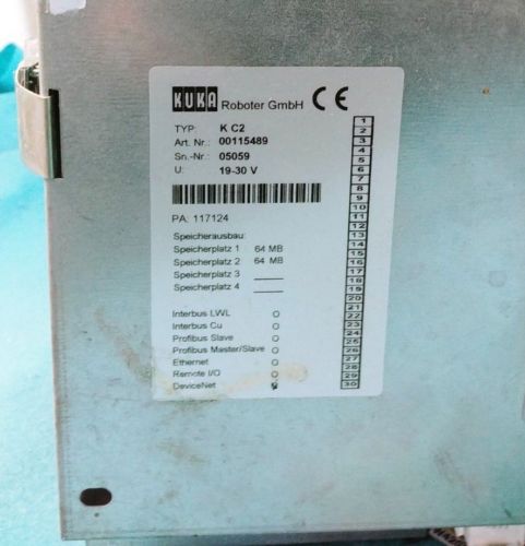 K C2 KUKA Roboter GmbH KC2 00115489 - Parts