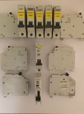 SQUARE D QWIKLINE OLD TYPE QOE 6KA 10KA SINGLE POLE MCBS 6A