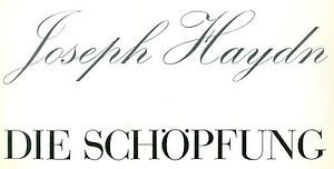 Haydn The Creation WENGLOR Unger ADAM HELMUT KOCH 2-LP (L623