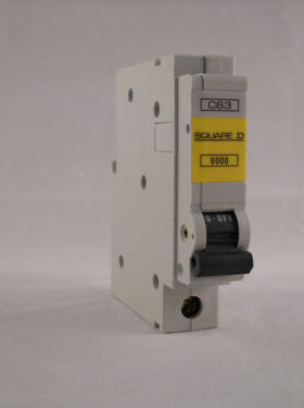 QO163EC6 Square D QOE MCB 63 Amp Single Pole Qwikline Breake