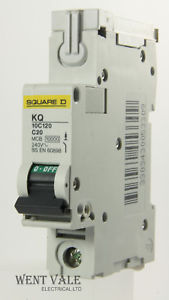 KQ10C120 Square D Loadcentre - KQ10C120 - 20a Type C Single