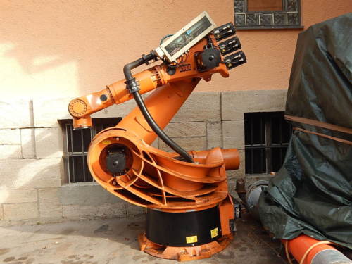 Roboter KUKA KR 60 P/2 Bj.2001 mit Schaltschrank und Bedienp