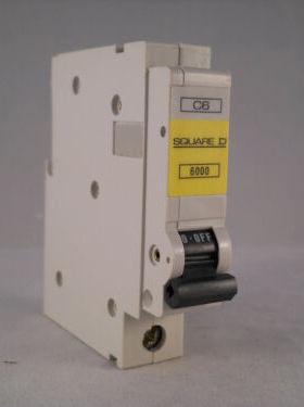QO106EC6 Square D QOE MCB 6 Amp Single Pole Qwikline Breaker