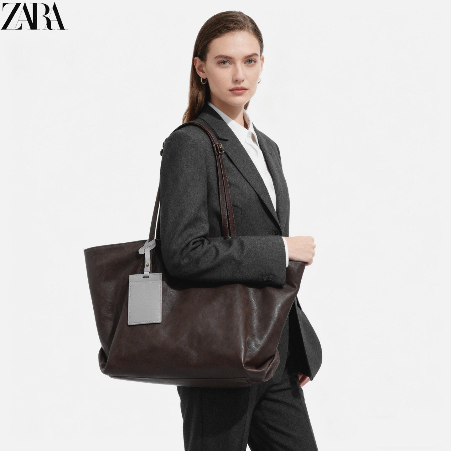 复古简约百搭单肩包托特大包