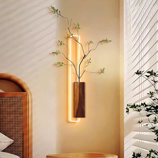 新款侘寂风客厅装饰画壁灯画壁饰墙面挂件轻奢感餐厅玄关挂画