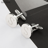 袖 cufflinks礼盒装 扣男士 扣领夹套装 法式 Z英文字母衬衫 S字母袖