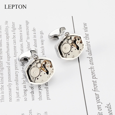 机芯菱形法式商务礼盒装袖扣