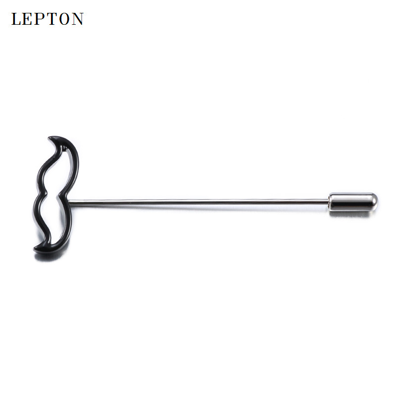 时尚趣味眼镜胸针胡须胸针一字插针韩版服饰配饰个性潮流饰品